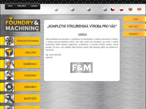 foundry & machining s. r. o.