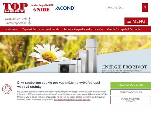 tepelná čerpadla nibe a acond od ověřeného dodavatele - 100 instalací ročně. vhodné do novostaveb i staršího domu. pište pro nabídku zdarma.