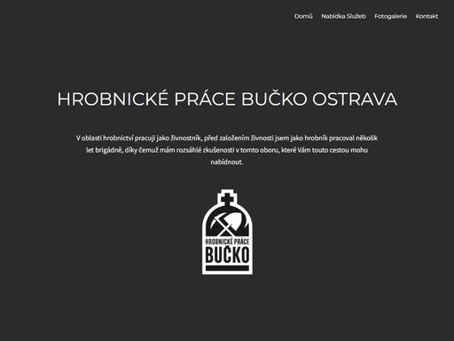hrobnické práce bučko ostrava. prezentace firmy provádějící hrobnické práce v moravskoslezském kraji.