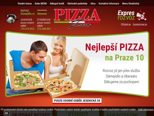 pizza zeero rozváží pizzu zdarma po praze 10 do lokalit strašnice, skalka, malešice, vršovice, zahradní město, hostivař, štěrboholy, záběhlice