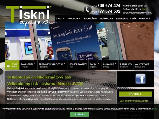 velkoplošný tisk - na tiskárně mimaki jv33 jsme schopni dosahovat fotografické kvality tisku, a to v rozlišení až 1440 dpi.velkoformátový tisk.