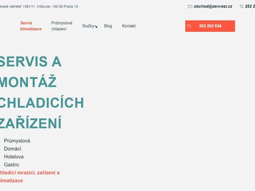 hledáte spolehlivý servis ? chlazení v praze? ?? zenvest nabízí rychlou opravu a instalaci klimatizací.