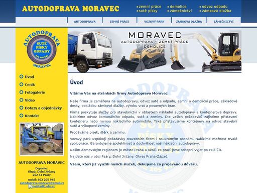 autodoprava moravec