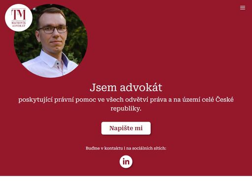tomáš mackovík, advokát
