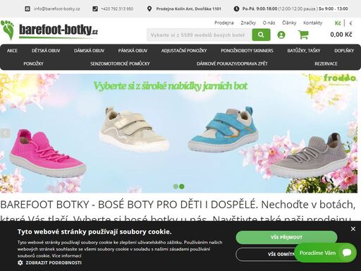 nechoďte v botách, které vás tlačí. vyberte si bosé botky u nás.