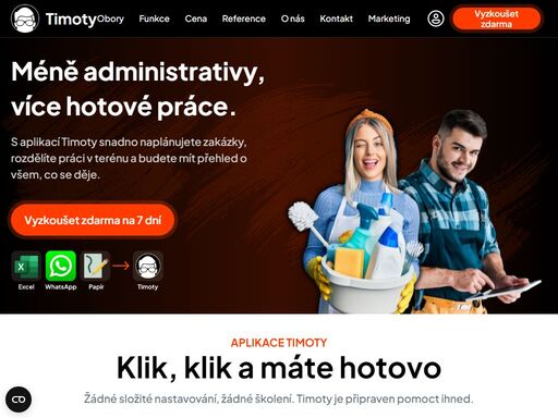 česko-slovenská aplikace pro malé a střední servisní firmy, kterým pomáhá zefektivnit organizaci práce a komunikaci s terénními pracovníky.
