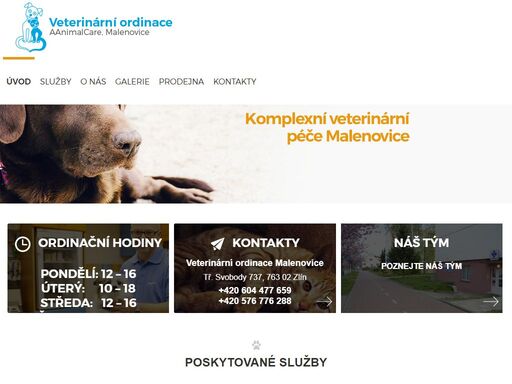 veterina zlín, veterinární péče zlín, kompletní veterinární služby 