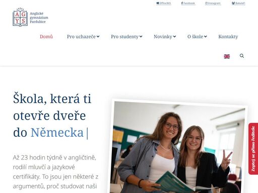 agys je moderní střední škola, ktetá ti otevře cestu do světa. stavíme na špičkové výuce angličtiny, rozšířené výuce jazyků a individuálním přístupu.
