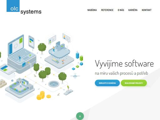 vývoj software na zakázku, monitoring a řízení výroby.