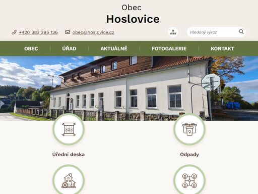 obec hoslovice