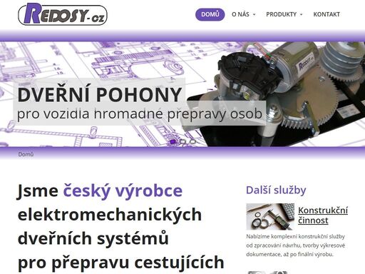 redosy-cz s.r.o. je český výrobce elektromechanických dveřních pohonů pro autobusy a minibusy. vyrábí také diferenční termostaty pro solární ohřev bazénů.