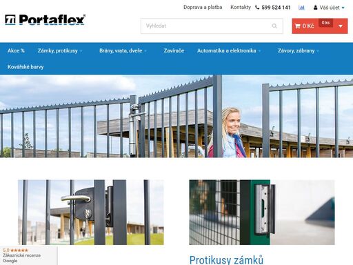 portaflex - váš specialista ve světě kování vám nabízí kování pro brány cais, pohony came a vysoce kvalitní zámky značky locinox.