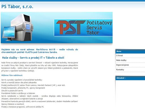 počítačový servis tábor - ps tábor, s.r.o.