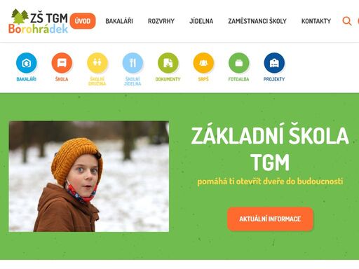 oficiální webové stránky zš tgm borohrádek