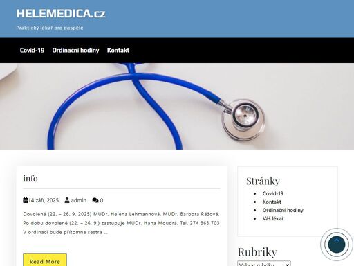 praktický lékař pro dospělé