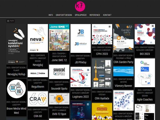 k7 design – martin pazderník, grafický designér. tvorba firemní image, tvorba produktových strategií a vizuálů reklamních kampaní.