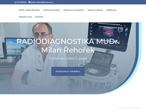 milan řehořek, radiodiagnostika jirkov, rentgen jirkov, ultrazvuk jirkov, poliklinika jirkov