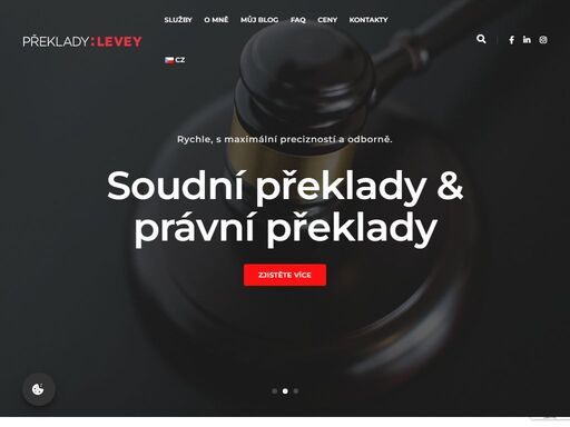 s butikovou překladatelskou agenturou překlady levey ušetříte váš drahocenný čas a získáte spolehlivého a dlouhodobého partnera ve světě překladů a tlumočení.