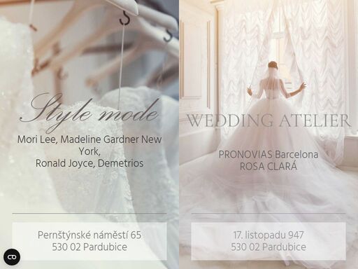 svatební salón a ateliér style mode | svatební šaty | společenské šaty | pánské obleky | půjčovna a prodej | pardubice, praha, hradec králové, brno
