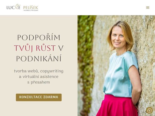 tvorba a údržba webů od a do z, psaní textů a jazykové korektury, virtuální asistence pro online podnikatele.