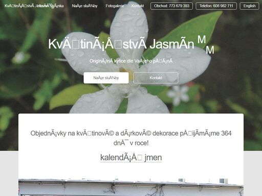 kvä?tiny pro kaa3da©ho. va!zana© kvä?tiny, sva!teä?na­ vä?nce, smuteä?na­ kvä?tiny, da!rkova© pa?edmä?ty a mnohem va­ce.