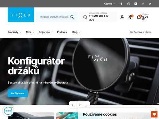 příslušenství ke všem vašim zařízením na jednom místě. od obalů a skel na telefon, tablet a hodinky, přes držáky do auta až po nabíjení.