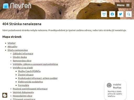 obec nevřeň