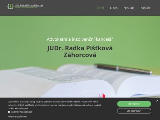 advokátní a insolvenční kancelář judr.radka píšťková záhorcová v uherském hradišti a zlíně