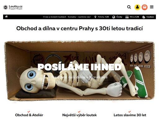  vítáme všechny kdo jsou očarováni kouzlem loutek a loutkohry...zabýváme se:- ruční výrobou loutek- zakázkovou výrobou a uměleckými loutkami- loutky pro filmovou produkci- máme tým vodičů a herců- organizujeme workshopyvíce o nás