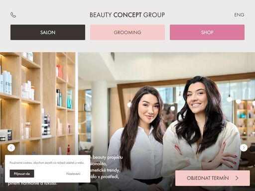 dopřejte si dokonalou péči o pleť, vlasy a tělo v prostředí plném harmonie a luxusu. unikátní concept salonu, grooming studia a concept storu.