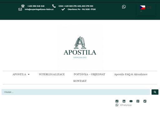apostila rychle, kvalitně | profesionální služby na úrovni. specialisté na apostilu, legalizace, úřední překlad, notářské kopie, konverze listin.