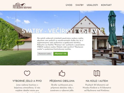rodinný hostinec s báječnou atmosférou. z hradce králové nebo rychnova nad kněžnou na kole nebo autem. restaurace křivice.