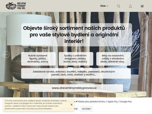 ručně vyráběné dřevěné dekorace pro obývací pokoj, ložnici, zahradu i stůl. originální výrobky na každé roční období + zakázková výroba na míru.
dřevěné dekorace a výrobky pro každý domov i roční období. objevte kouzlo ručně vyráběných dřevěných dekorací, které zútulní váš domov v každém ročním období. ať už hledáte…