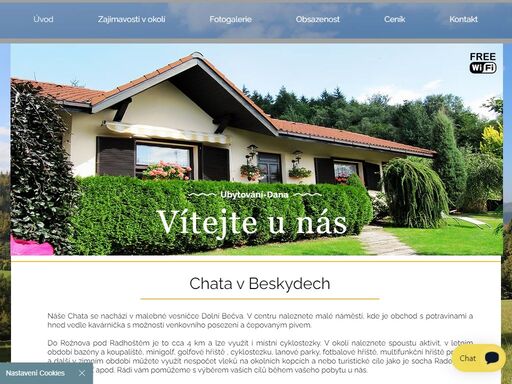 ubytování v beskydech, apartmán. nabízíme ubytování poblíž cyklostezky v klidném prostředí u lesa s ohništěm a wifi.