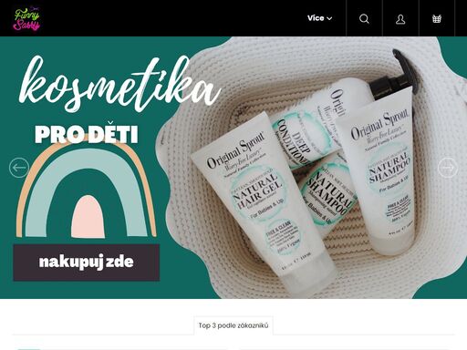 to nejlepší z dětského salonu funny sassy.  
prodáváme to, co máme prověřené námi a našimi zákazníky. v dětském salonu funny sassy hledáme a zkoušíme produkty, které vyhovují nám a našim dětem. pokud produkt odpovídá našim představám o čisté kosmetice bez zbytečné chemie, o tom, že daný produkt skutečně funguje tak,…