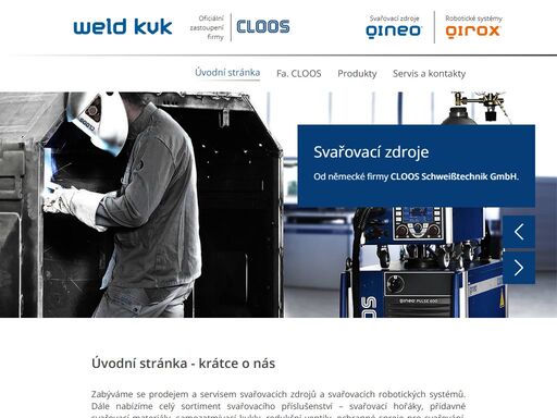 weld kvk s.r.o., oficiální zastoupení firmy cloos schweißtechnik gmbh