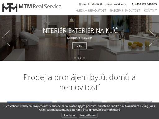 prodej a pronájem bytů, domů a nemovitostí