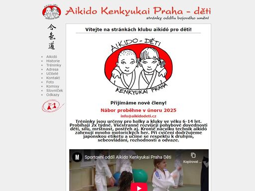 aikido kenkyukai praha - deti - aikido pro deti, bojove umeni