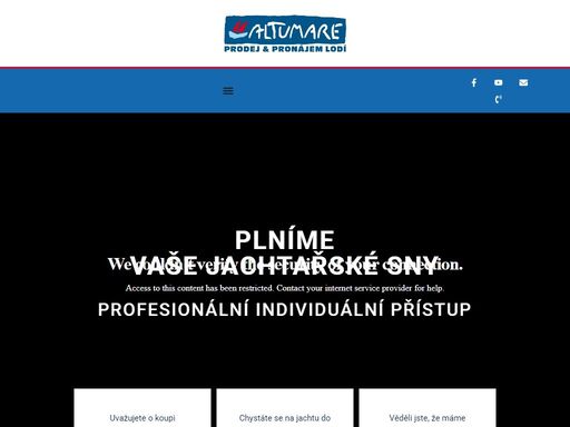 pomáháme svým klientům plnit jejich jachtařské sny. altumare je autorizovaným prodejcem katamaranů lagoon a motorových jachet sanlorenzo.
