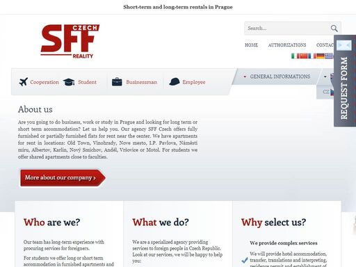 sff czech complex services for foreigners,long-term accommodation,apartments for short-term rent prague,students apartments, luxury flats,cheap medical insurance