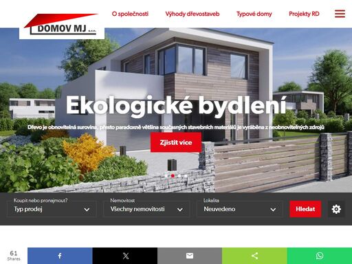 každý den stovky nových nemovitostí, reality. nemovitosti na prodej či pronájem v každém místě. přehledný katalog realit.