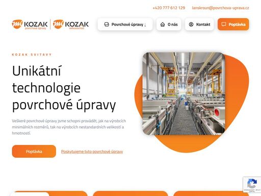 veškeré povrchové úpravy jsme schopni provádět jak na výrobcích minimálních rozměrů, tak na výrobních nestandartních velikost hmotností.