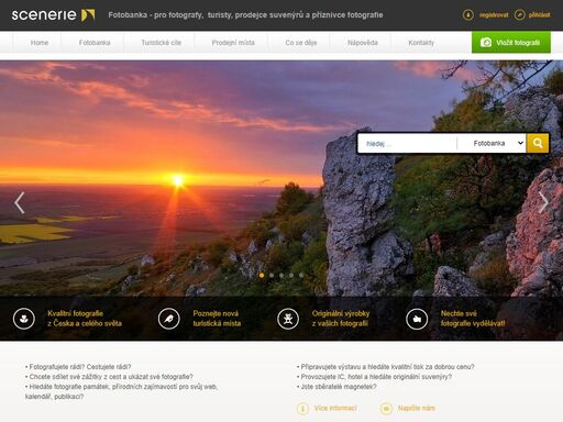 kvalitní fotografie z česka a celého světa, poznejte nová turistická místa, nechte své fotografie vydělávat – fotobanka scenerie.