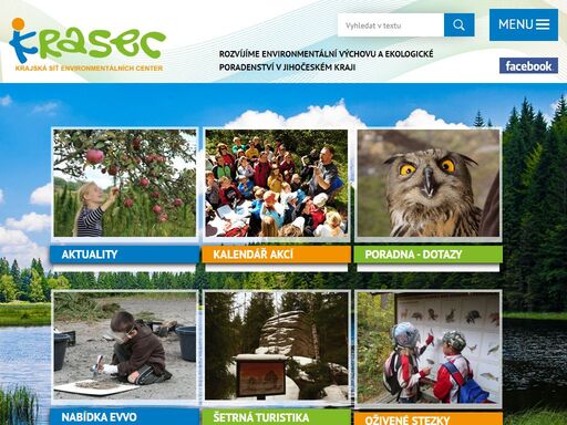 cílem spolku krasec je podporovat ekologické poradenství, environmentální výchovu, vzdělávání a osvětu v jihočeském kraji.