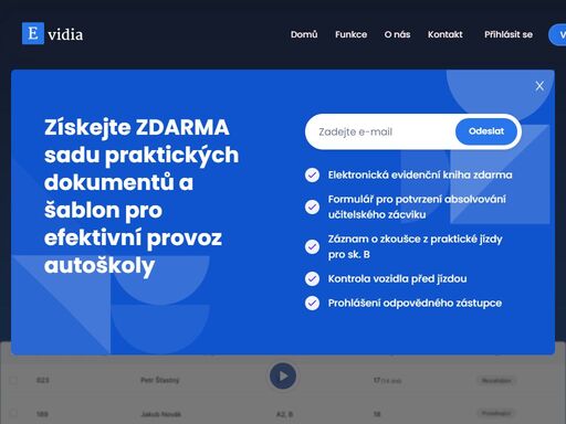 zjednodušte si evidenci v autoškole s naším online systémem. elektronické hlášenky, seznamy žadatelů a kompletní náhrada evidenční knihy - vše přístupné přímo z vašeho prohlížeče. efektivní řešení pro moderní autoškoly.