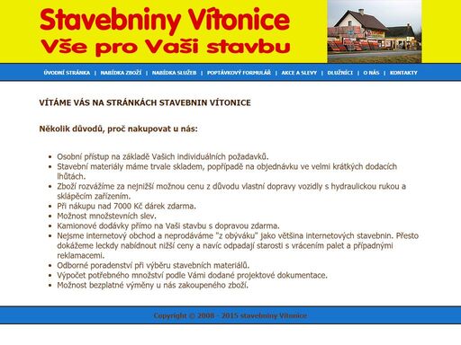 prodej a rozvoz stavebních materiálů, písků a kameniva