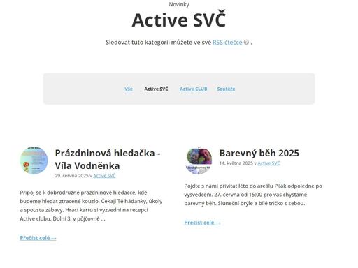 nabízíme pestrou paletu vyžití ve volném čase – kroužky, kurzy, tábory, workshopy, soutěže, pobyty, akce – pro všechny věkové skupiny.