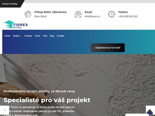 jsme specialisté pro sádrové, štukové a stěrkové strojní omítky pro venkovní a vnitřní použití. zaměřujeme se na tradiční omítky, ale i moderní design.