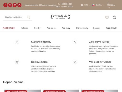vracíme tradičnímu řemeslu zašlý lesk.. vracíme tradičnímuřemeslu zašlý lesk
jmenuju se honza planička a pod značkou kožedělník vyrábíme s několika kolegy kožené opasky, kabelky a spoustu dalších výrobků. snažíme se oživit poctivé české řemeslo a vrátit mu zašlý lesk a slávu.
jsme parta převážně mladých (já už teda…