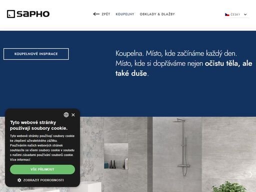 koupelny, sortiment, sapho koupelny